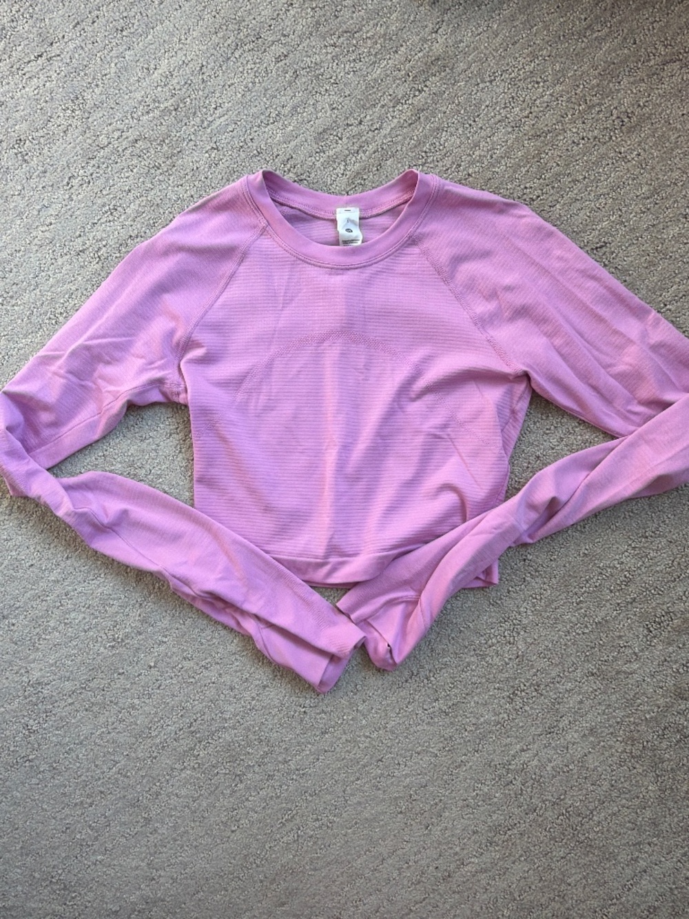 lululemon swiftly cropped long sleeve
